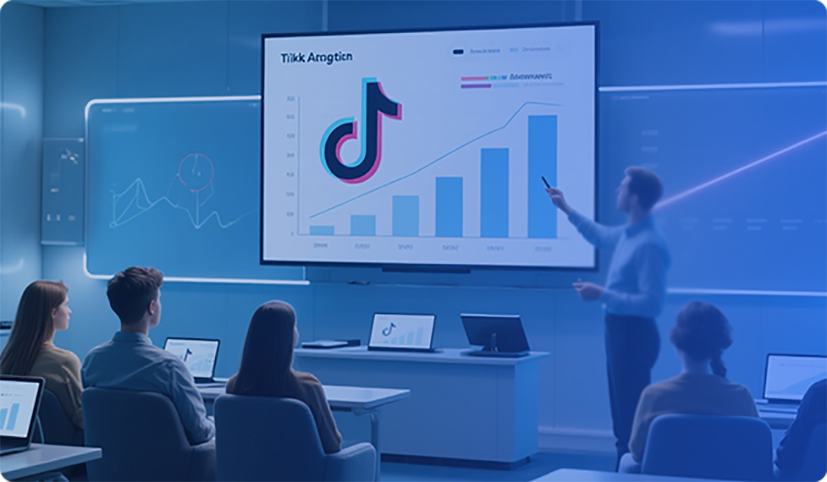 TikTok社媒课程学习产品展示 - 平台算法与内容创作培训
